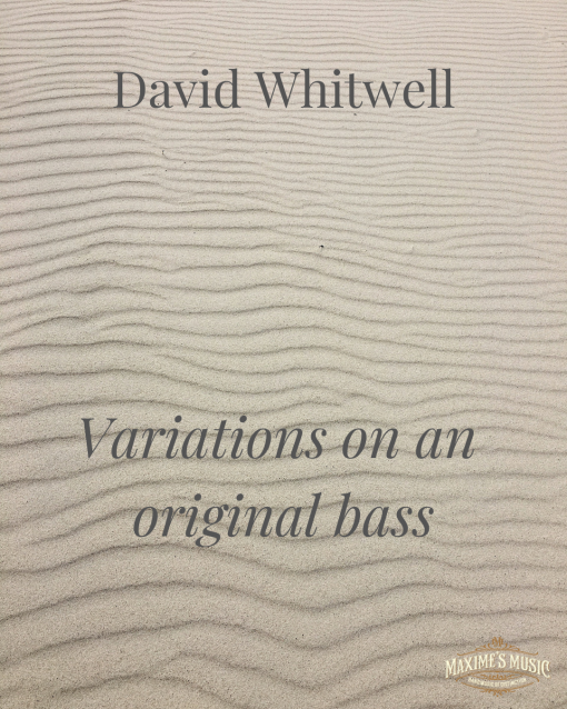 Whitwell, Variations on an original bass, cover